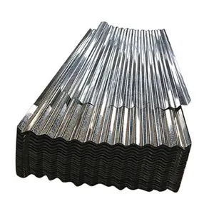 Aluzinco fogli di copertura Ghana 0.13mm lamiera di copertura in acciaio ondulato zincato