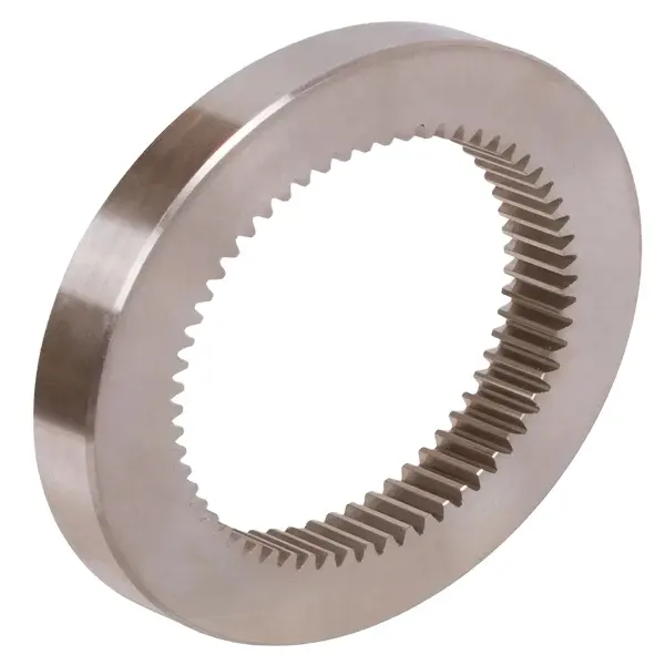 Nuevo anillo de engranaje exterior de hierro de gran diámetro con anillo de engranaje sincronizador de 24 dientes para caja de cambios de Tractor hecha de acero a buen precio