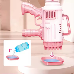 Pistola de Burbujas Automática Eléctrica <span class=keywords><strong>Gatling</strong></span> de 32 Agujeros para Niños, Juguete de Verano para Exteriores, Venta al por Mayor, Modelo 2026 - Product Image 4