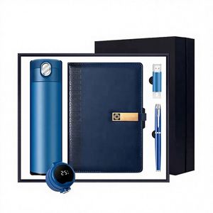 <b>Notebook</b> Gift Box <b>Set</b> Business Custom Brand Logo Silk Screen Printed Personalized Souvenir Promotion Giveaways Business Gifts - Product Image 2