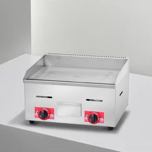 2025 mới khí vỉ nướng nấu ăn bánh hamburger vỉ nướng gas Teppanyaki máy phổ biến vuông không dính Chảo thép không gỉ - Product Image 3