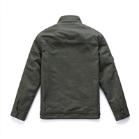 Ensemble veste et pantalon cargo pour homme, tissu en toile de coton robuste, tenue de travail en plein air, multi-poches, uniforme personnalisé