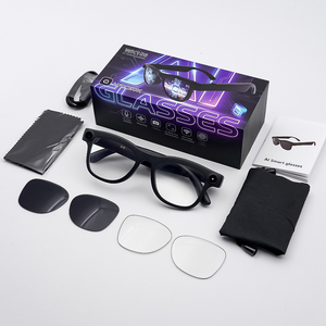 WK106 AI Smart <b>Glasses</b> 13MP 4K <b>Camera</b> 32GBram Real-time Translation POV Livestream Navigation Call Recording Sunglasses 13MP Cam - Product Image 6