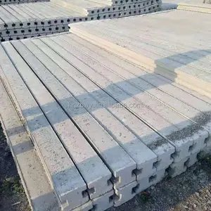Cetakan pagar Beton Precast, mesin kolom penahan beton cor batas dinding