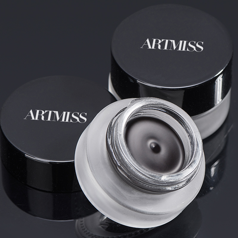 ARTMISS два цвета коричневый и черный подводка для глаз гель Водонепроницаемый стойкий подводка для глаз крем