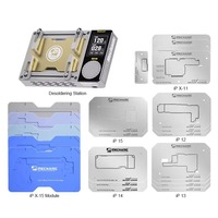 Plate-forme de préchauffage X-15PM mécanique Station de dessoudage à air chaud Station de dégommage pour réparation de téléphones portables pour iPhone X Autres