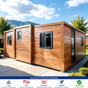 บ้านสำเร็จรูปเคลื่อนย้ายได้ขนาดเล็ก 1 ห้องนอน พร้อมฉนวนกันความร้อน  โครงสร้างโลหะผสมมาตรฐานออสเตรเลีย 6063 T5  ขนาด 30 ฟุต แบบขยายได้ - Product Image 1