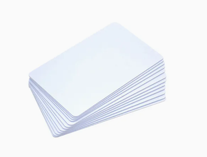 <span class=keywords><strong>Carte</strong></span> intelligente RFID 13,56 MHz blanche pour entreprise/porte-clés en PVC/PET/plastique - Product Image 2