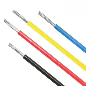 สายไฟทองแดงหุ้มฉนวน FEP แบบถัก สำหรับงานทำความร้อน 600V ขายส่ง ขนาด 32 30 26 24 20 14 AWG สาย PTFE - Product Image 4