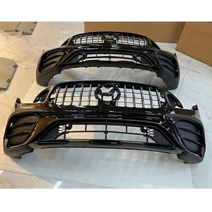 Composé d'un kit carrosserie de pare-chocs de calandre pour <span class=keywords><strong>Mercedes</strong></span> <span class=keywords><strong>Benz</strong></span> classe <span class=keywords><strong>GLB</strong></span> X247 2020 + mise à niveau vers le style GLB35 45 <span class=keywords><strong>AMG</strong></span>. - Product Image 1