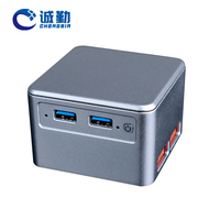 Mini PC de Bolsillo con 4 Puertos LAN, 2 Puertos USB, Intel de 12.ª Generación N150 N100 N305 N300, DDR5 Integrada de 8GB/16GB, 1 Puerto HD/Tipo-C, Win10/Win11