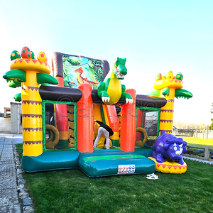 Château gonflable et toboggan combinés à prix réduit, château gonflable à thème vache, <span class=keywords><strong>jeux</strong></span> de plein air, château gonflable <span class=keywords><strong>pour</strong></span> enfants, fête - Product Image 4