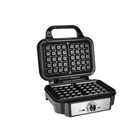 Mini Gaufrier ETL ROHS 1000W avec Revêtement Antiadhésif, pour 2 Gaufres