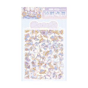4 pegatinas por paquete Colección de fragmentos de ensueño Pegatinas de collage de estilo barroco europeo - Product Image 5