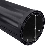 Panneaux solaires monocristallins à tube haute efficacité Full Black SunPower 12V 100W, panneau solaire cylindrique pour lampadaire solaire, CCTV