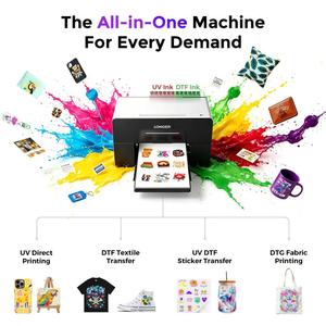 เครื่องพิมพ์ยูวีแบบสองหัว รุ่น EPrint สภาพใหม่ 12 ช่องหมึก พิมพ์อัตโนมัติเต็มรูปแบบ สำหรับสิ่งทอ กระดาษการ์ด พิมพ์ลายสามมิติแท้ รับประกัน 1 ปี - Product Image 5