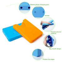 Support de téléphone portable en silicone grande taille et support avec crochets pour sacs de plage – Accessoires de sac durables