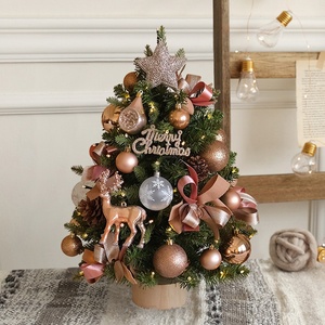 Nouvel article phare : Arbre de Noël en pot en PE de 45/60 cm, éclairage LED DIY, haute qualité, écologique, pour bureau - Product Image 3