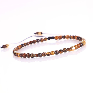 <span class=keywords><strong>Pulsera</strong></span> de Madera Petrificada, Proveedor Verificado de Oro Eficiente, Energía Antidepresiva para Hombres y Mujeres, Opción de Empaque a Granel - Product Image 5