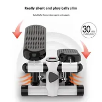 Mini stepper portable avec bande de résistance -- Appareil de fitness complet pour le corps avec écran LCD