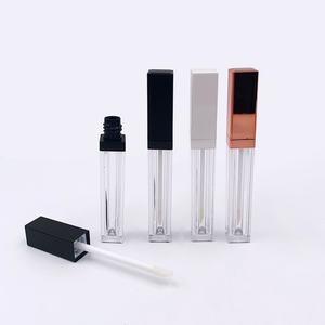 Tubo de Brillo Labial Redondo de Lujo, Color Oro Rosa y Plata, Envase Delgado para Brillo Labial con Impresión Serigrafiada, Marca Privada - Product Image 2