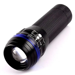 Custom Handheld <b>LED</b> <b>Flashlight</b> Light High Power Long Range Torch with Rechargeable Battery UV Printed Promotional Item - Product Image 4