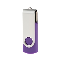 Clé USB rectangulaire en métal haute capacité et rapide avec logo personnalisé, idéale pour le stockage de données et comme cadeau d'affaires