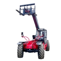 7m Mini Telehandler 3.5 Ton Small Telescopic Forklift for Garden and Farm Work