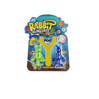 Dessin animé créatif lapin catapulte jouet drôle en plastique enfants fronde jouet lapin fronde doigt jouets