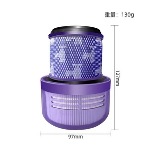 Filtro Personalizado Roxo HEPA Post <span class=keywords><strong>Filter</strong></span> <span class=keywords><strong>Replacement</strong></span> Fit para Dysons V11 Outsize Vara <span class=keywords><strong>Handheld</strong></span> Vacuum Cleaner Peças Acessórios - Product Image 3