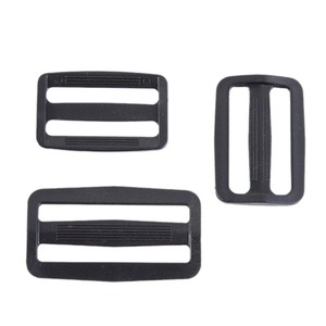 Hebillas de plástico ajustables de 1 cm a 5 cm, negras, para mochilas y bolsos, ajuste de longitud de correa - Product Image 4