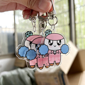 Spot St Carat Island <b>Anime</b> Cartoon Plastic UV Printed Double-Sided Acrylic Key Chain Bag Accessories Pendant Star - Product Image 4