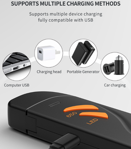 Sợi quang ánh sáng màu đỏ Bút vỏ sò Type-C sạc Giao diện hiển thị kỹ thuật số tự động khởi động 650red ánh sáng LED - Product Image 5