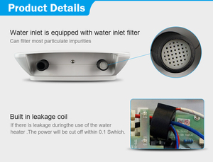 เครื่องทำน้ำร้อนไฟฟ้าสำเร็จรูปพร้อมปั๊ม5500W 220V แสดงผลอุณหภูมิ LED ประหยัดพลังงานสำหรับใช้ในครัวเรือนและโรงแรม - Product Image 5