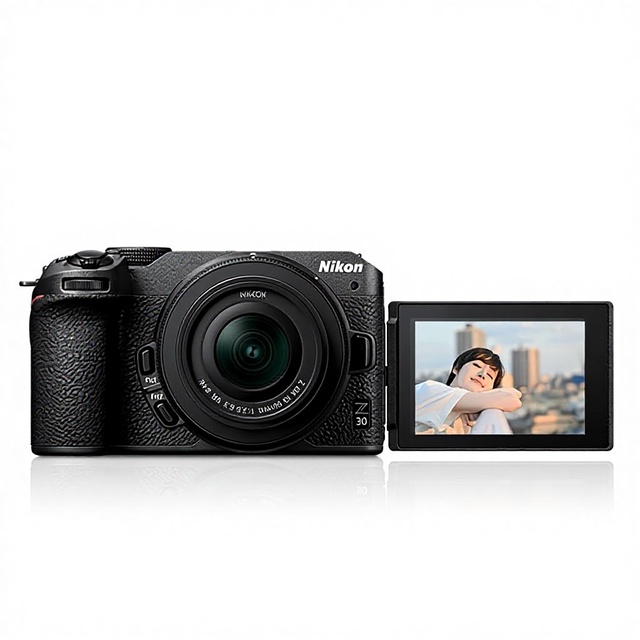 [Shanghai National Subsidy] Z30 Entry-level Mirrorless Camera CMOS Sensor SD Card 4K Ultra HD Live Video Students 2"-3" Screen