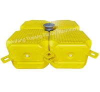 Prix compétitif avec qualité garantie par l'usine, machines de moulage par extrusion-soufflage pour la production de quais flottants en HDPE de 50 L
