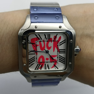 Luxury Sport Men's Stainless Steel Automatic Mechanical <b>Watch</b> NH35 Sapphire Crystal 38mm Water Resistant Hip Hop Style - Product Image 4