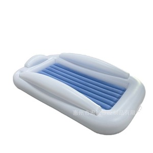 Inflatable Children's Bed With Guardrails 0.3mm Thick Environmentally Friendly Pvc Portable For Travel And Outdoor Use - Product Image 1