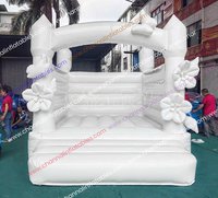 Château gonflable blanc pour mariage, château gonflable commercial blanc pour mariage