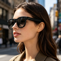 Lunettes Intelligentes Sans Fil Style Meta avec Caméra IA, Commande Vocale, Étanchéité IPX-5, Traduction en Temps Réel, Appel Vidéo HD 1080P