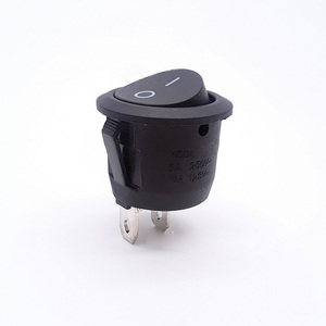 Interruptor Basculante Mini Negro de 12V para Uso Marino, Automotriz e Industrial, Interruptor de Encendido/Apagado Modelo KCD 10A/125V y 6A/250V - Product Image 2