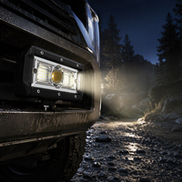 Barre lumineuse LED laser bicolore 12V 24V, projecteur de travail tout-terrain, éclairage de calandre pour camion, SUV, véhicule 4x4