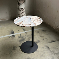 Guanmay Mobilier design moderne personnalisé Table en marbre Table d'appoint de lit de haute qualité