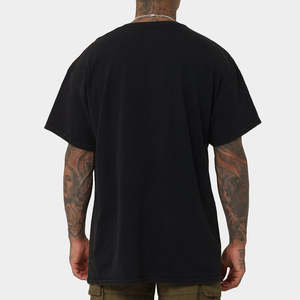 Camiseta de hip hop para hombre, 100% algodón, corte holgado, 220-300 g, estampado en serigrafía, para todas las temporadas - Product Image 4