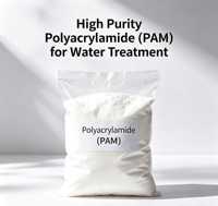 Polyacrylamide PAM non ionique, pureté 99 %, pH 7,0-8,5, poudre blanche, floculant pour le traitement des eaux usées industrielles