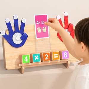 Juguete de Matemáticas Montessori de Madera, Nuevo 2026, Rompecabezas de Conteo con Manos, para Edades de 4 a 6 Años, Set Educativo, Regalo, Venta al Por Mayor - Product Image 3