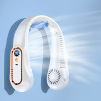 D03 Portable USB Rechargeable ventilateur de refroidissement par Air sans lame haute qualité 5 vitesses affichage numérique longue durée de vie de la batterie plastique domestique