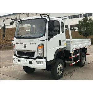 Caminhão de carga da china com motor diesel do euro 2, profissional howo 4x4 160ps