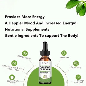 Envío Rápido, Suplemento Dietético Orgánico Natural, Extracto de Hoja de Guanábana, Gotas de Guanábana para el Sistema Inmunológico - Product Image 3