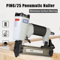 XINYI OEM PIN625 Agrafeuse pneumatique à air, échappement supérieur, 180 agrafes/min, machine de fixation sans tête sécurisée, pour cadres photo, avec cordon